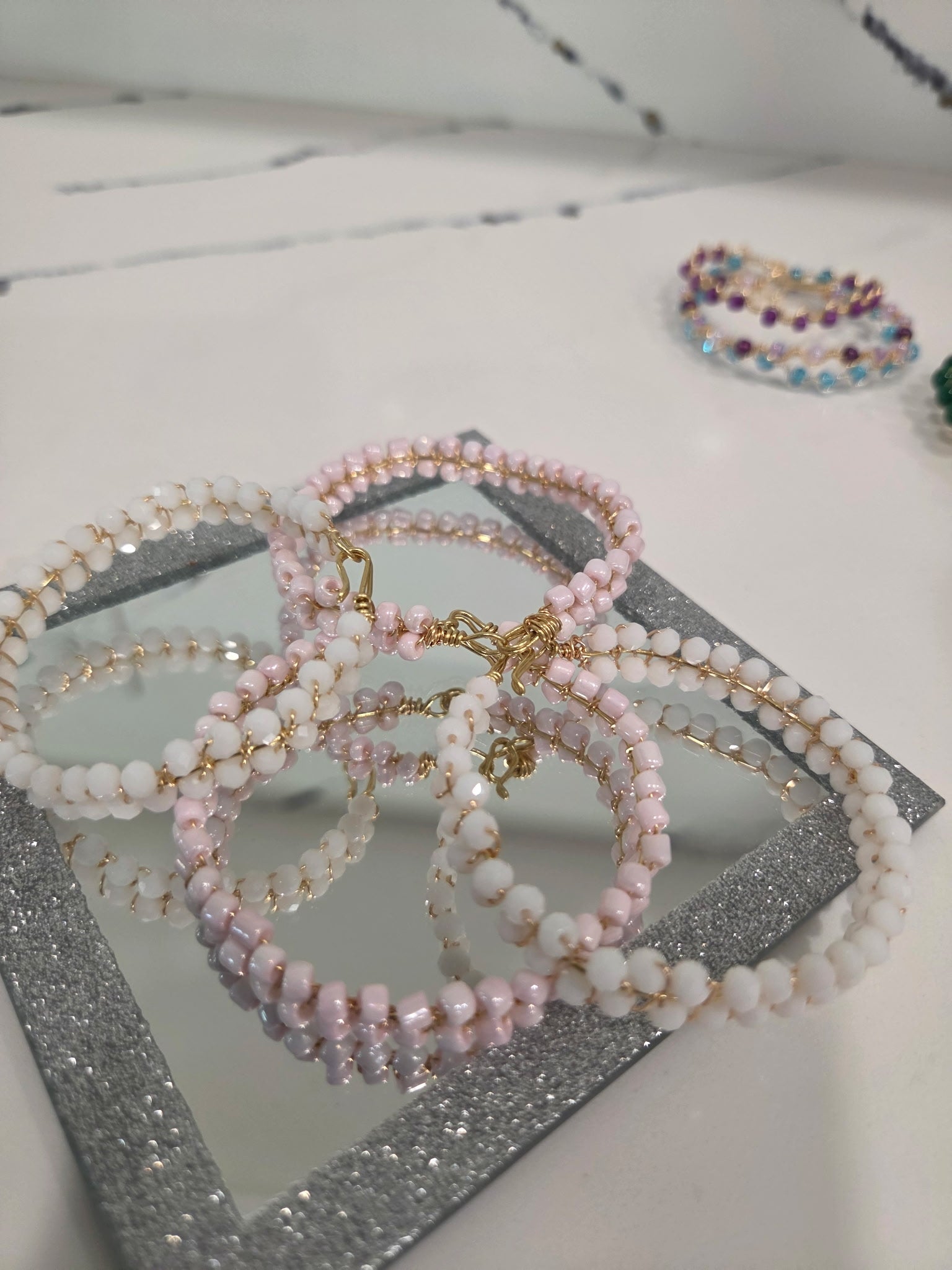 Pink Crystal Bracelet